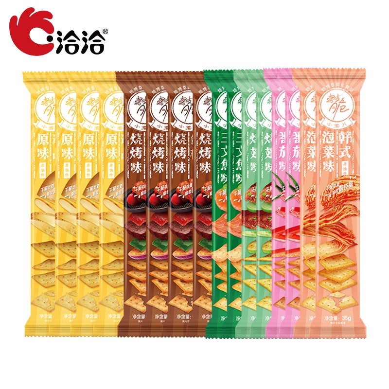 【旗舰店】洽洽 非油炸喀吱脆薯片 35g*16袋