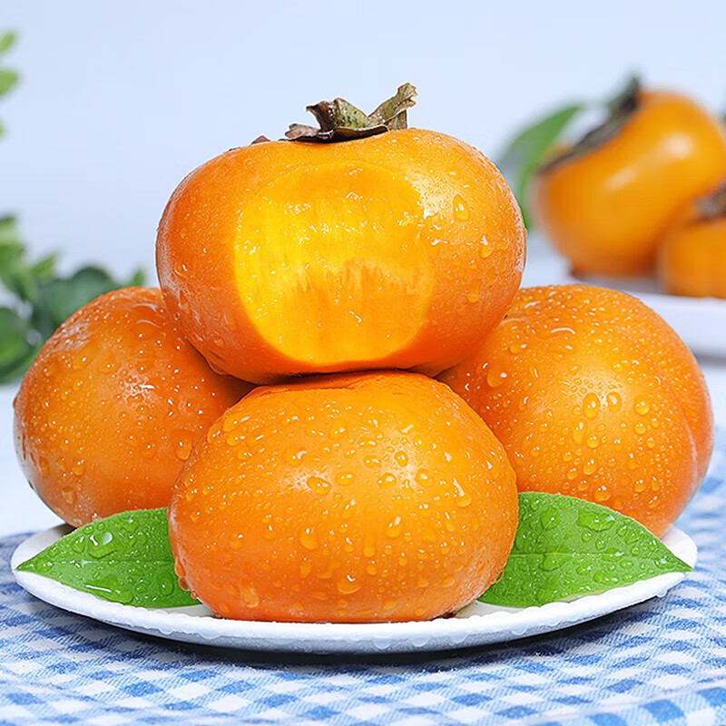 古寨山 陕西甜柿子 4.5斤净重65mm+