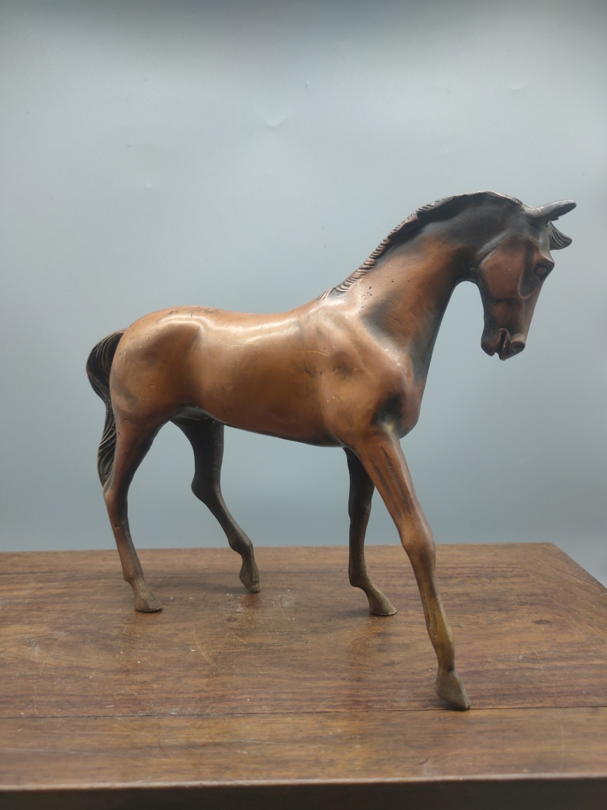 黄铜马摆件马到成功铜器收藏,马,工艺精湛 ,品相完整 材质:黄铜系列