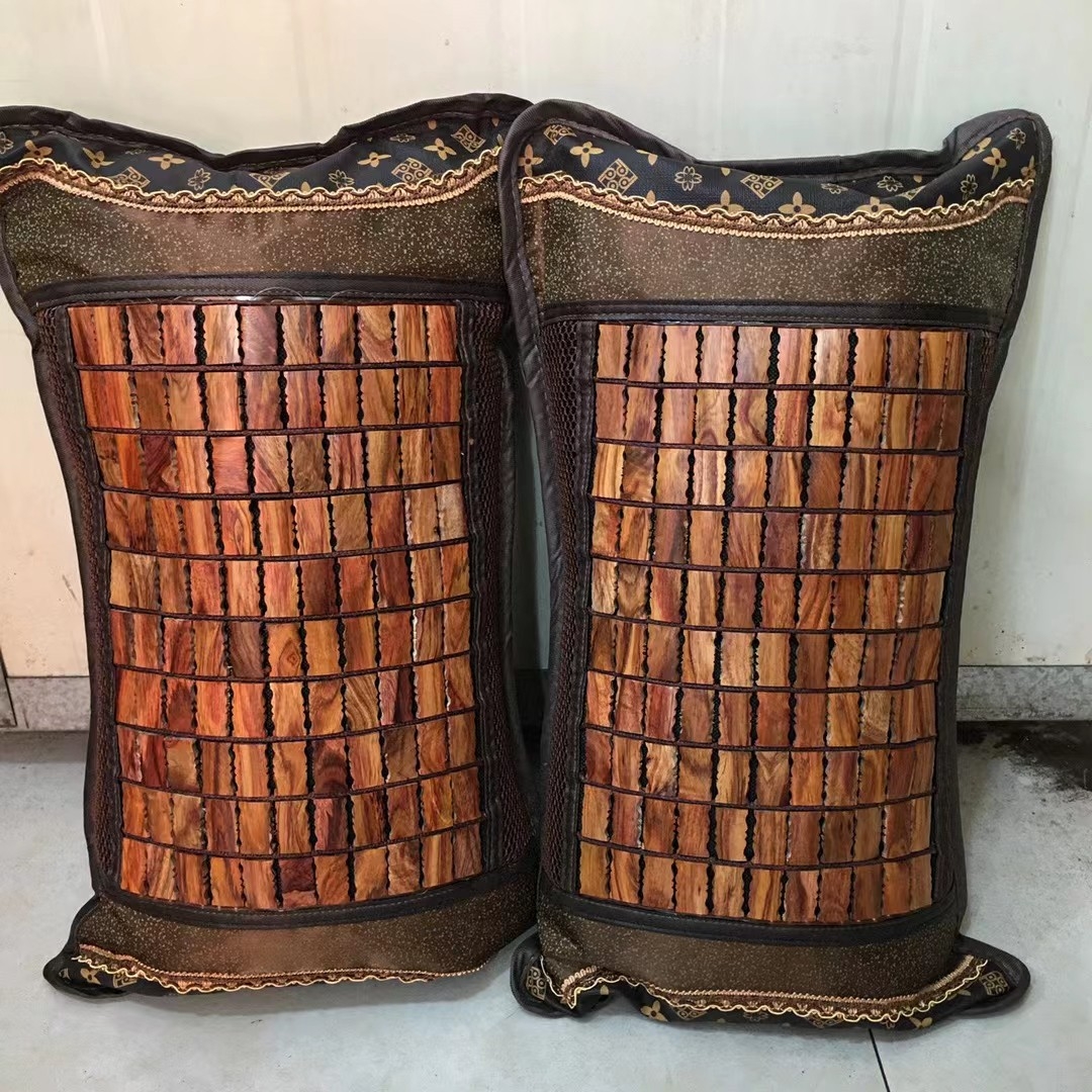 海南黄花梨方片枕头一对单个规格503012厘米海南黄花梨方片枕头芯是海