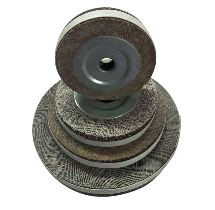 千叶轮砂布轮抛光轮木材打磨片立式砂布抛光砂轮片打磨百叶片沙轮片