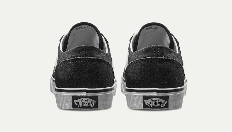 vans范斯 运动休闲系列 运动鞋 milton低帮女子侧边条纹官方 黑色vn-0