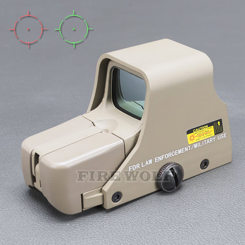 火狼553全息瞄准镜瞄准器55系列全息镜全息瞄1倍红绿点瞄准光学镜寻鸟