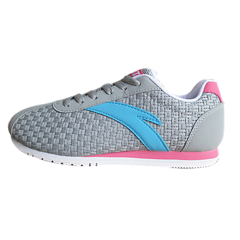 安踏/anta 女鞋2015夏季新款情侣款阿甘轻便透气反光编织休闲鞋子