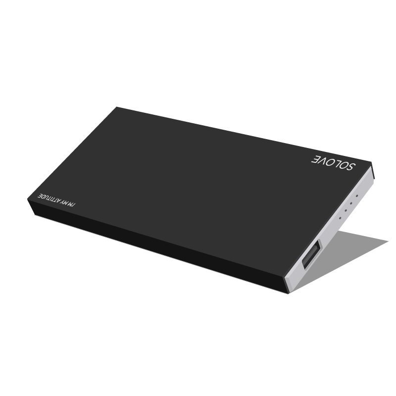 素乐(solove)手机移动电源 适用于iphone三星小米充电宝通用 轻薄
