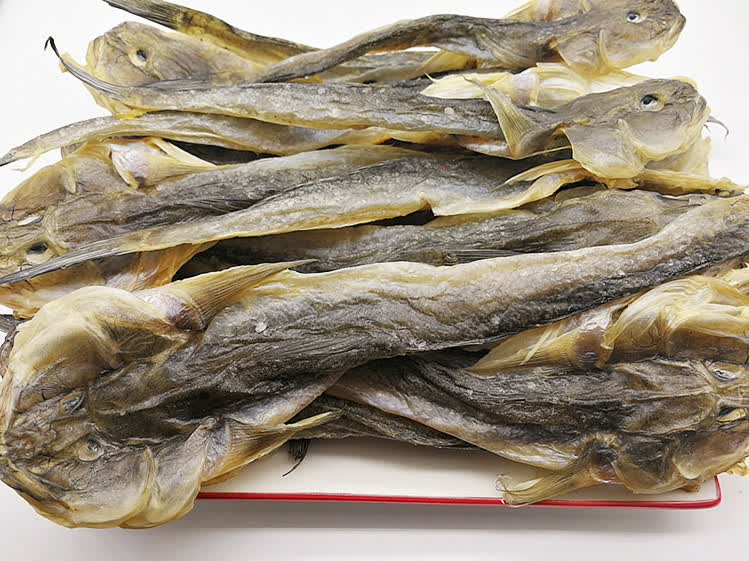 海鲜阁丹东特产胖头鱼干咸鱼干胖头鱼海鲶鱼半干500g