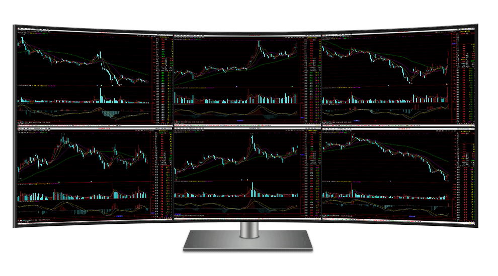 四屏多屏炒股电脑一机多屏幕4显示器股票期货外汇专用金融交易员专用