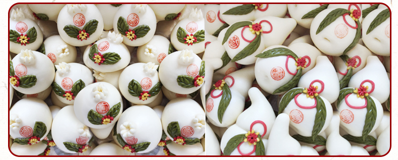 金穗朵胶东儿童花馍馍寿桃馒头手工花样饽饽馒头面食花饽饽寿桃葫芦