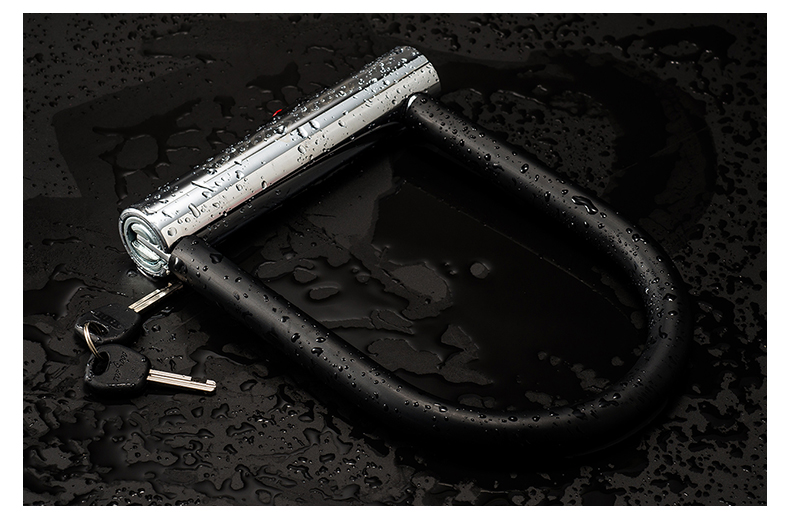 台湾topdog狗王锁re2250k摩托车锁电动车锁防盗锁u型 u形单车锁抗液压