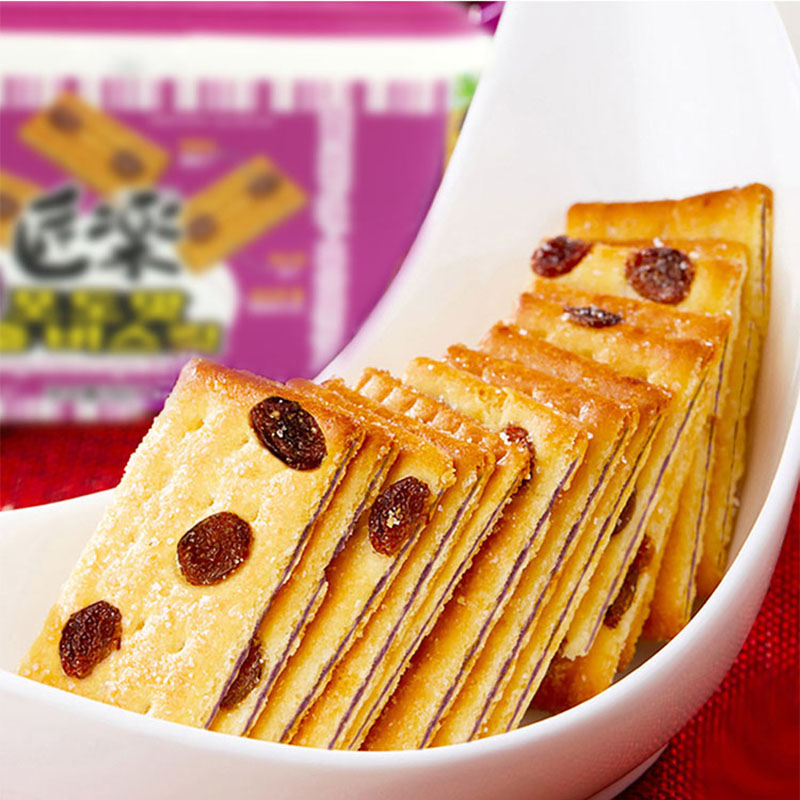 edo pack水果味夹层饼干520g早餐休闲零食