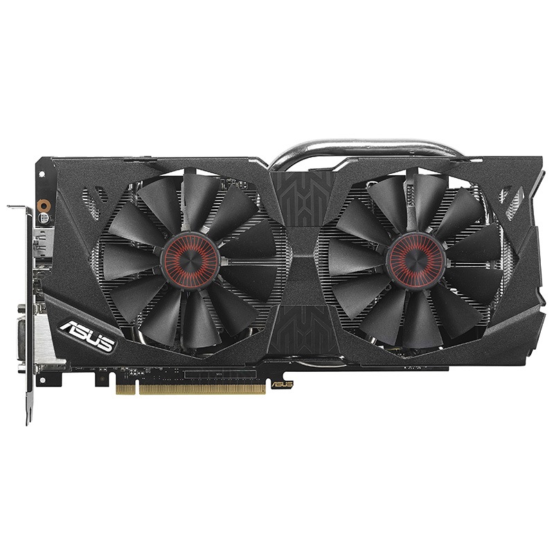 华硕(asus)strix-gtx970-dc2oc-4gd5 1253mhz/7010mhz 4gb/256bit