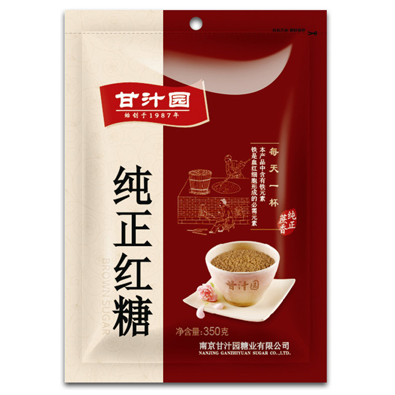 甘汁园 糖蜜红糖（原纯正红糖） 350g 图1