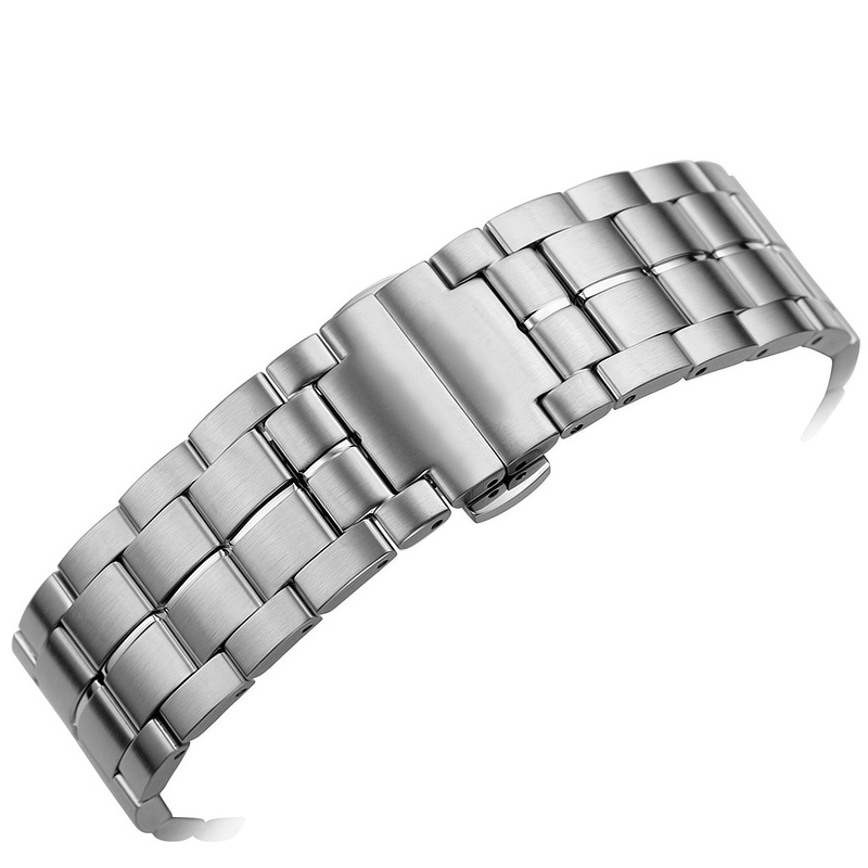 傲途(aotu)表链 适用天梭1853 t086豪致钢带钢链表带钢带 手表带男