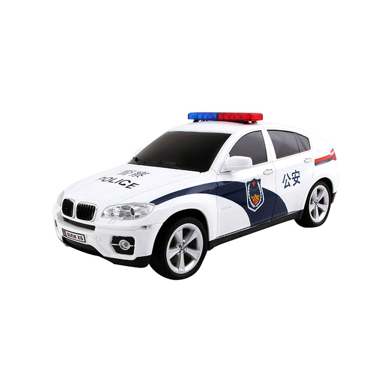 国凯遥控车正品授权114警察车带前后灯带电池遥控儿童玩具车