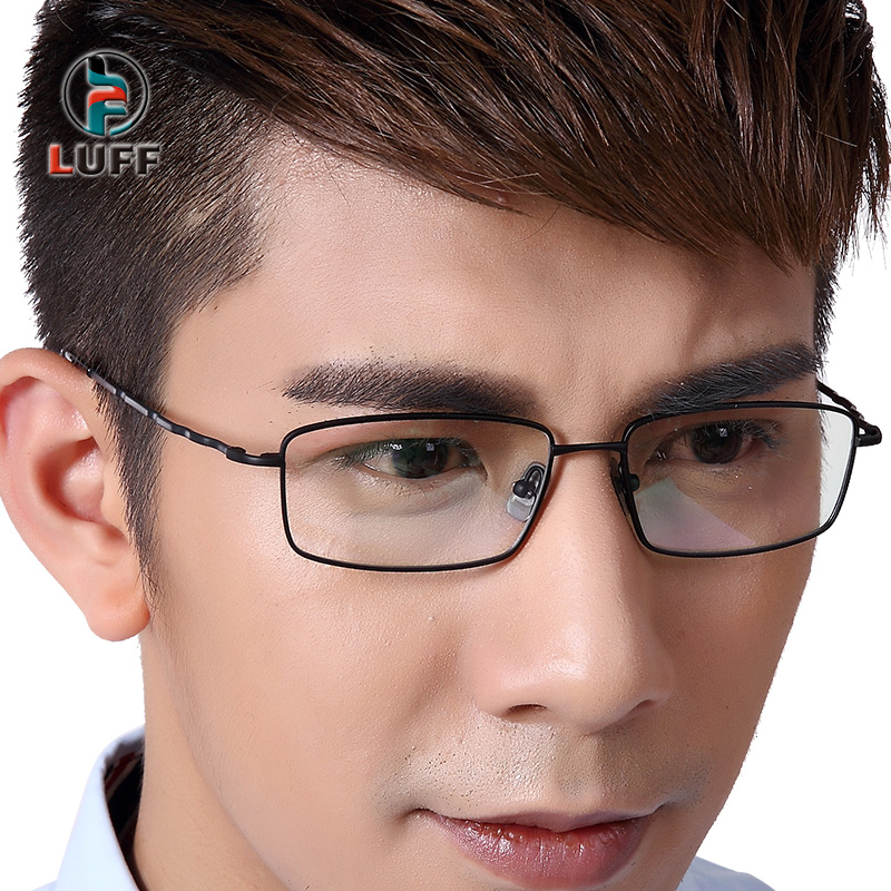 商务纯β钛眼镜框 超轻近视眼镜 男士休闲眼镜架 正品近视眼镜配眼