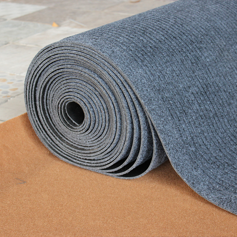 过道走廊地毯可裁剪胶底加厚防滑特价定制多省市五米 灰色双条纹 1