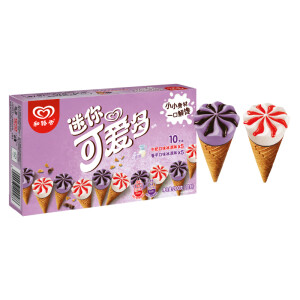 限地区、京东PLUS会员： 和路雪 迷你可爱多甜筒 香芋牛奶口味 20g*10支 *9件
92.38元包邮（双重优惠）