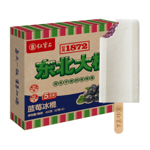 京东PLUS会员： 东北大板 蓝莓冰淇淋套装 87g*5支 *10件   94.5元（双重优惠）