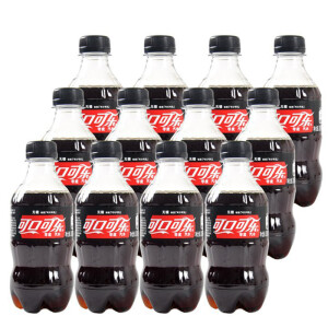 Coca-Cola 可口可乐 无糖碳酸饮料 300ml*6瓶 主图