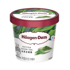 Häagen·Dazs 哈根达斯 抹茶口味冰淇淋 81g *6件   106.6元（双重优惠）