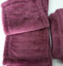 克沃兹（KWOZI）中老年人女士帽秋冬针织毛线老人帽子女冬季奶奶妈妈帽围巾两件套 紫色二件套 实拍图