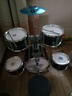俏娃宝贝儿童架子鼓初学者3家用练习打击乐器2男孩敲打鼓56小孩生日礼物8 2-8岁入门学练黑：大号7鼓架子鼓 实拍图
