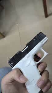 连发夏季水枪玩具呲水枪男孩女孩户外戏水玩具格洛克水枪随机2个装